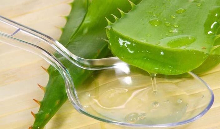 Aloe juice for aging skin